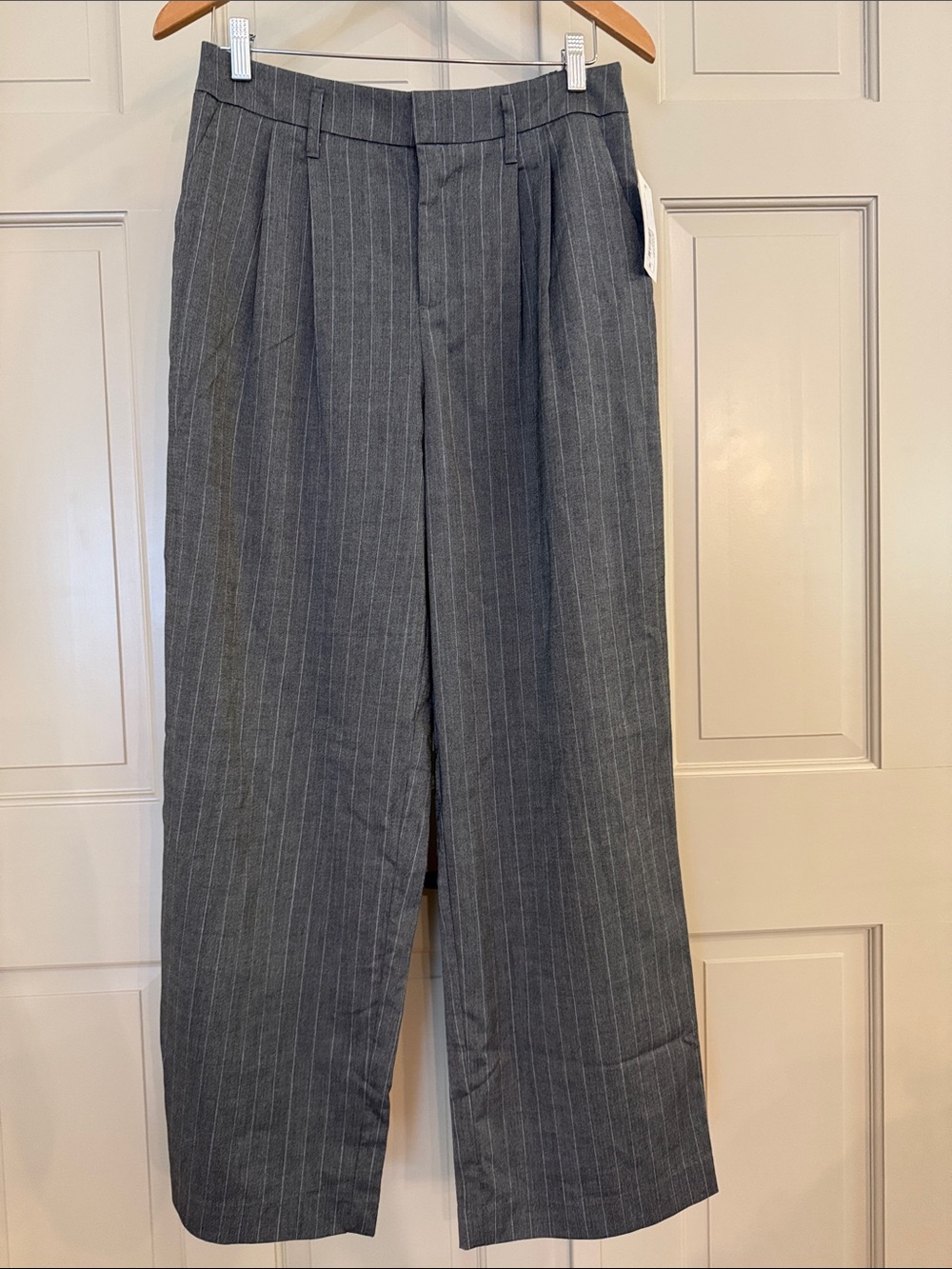 Target Gray Pinstripe Dress Pants for Women